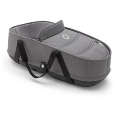 Bugaboo Люлька с основанием Bee 5 bassinet complete grey melange