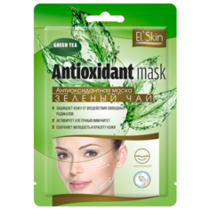 ElSkin Тканевая маска Antioxidant Mask Green Tea антиоксидантная Зеленый чай, 15 г