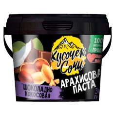 Crunch Brunch Арахисовая паста Шоколадно-кокосовая Кусочек сочи, 300 г