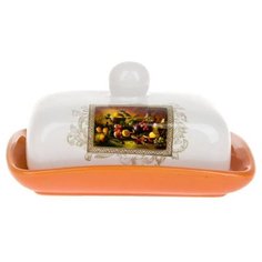 Масленка Polystar Global Art Севилья (L2520549) белый/оранжевый