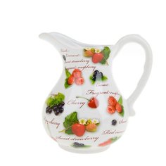 Подарочный кувшин Polystar collection Садовая ягода 1.2 л белый