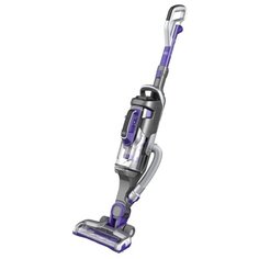 Пылесос BLACK+DECKER CUA525BHP, фиолетовый/серый