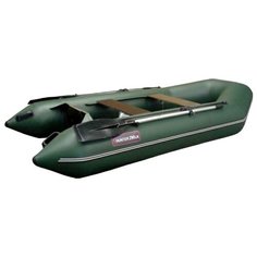 Надувная лодка HUNTERBOAT Хантер 290 ЛК зеленый