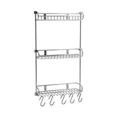 Этажерка настенная WasserKRAFT K-1433 хром