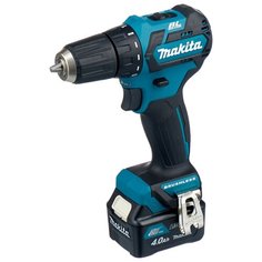Аккумуляторная дрель-шуруповерт Makita DF332DWME 35 Н·м синий/черный