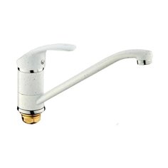 Смеситель для кухни (мойки) Frap F4921 однорычажный белый