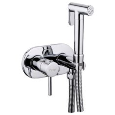 Смеситель для биде Frap F7505 однорычажный встраиваемый лейка в комплекте хром