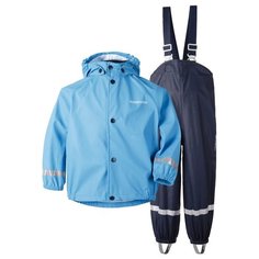 Комплект с полукомбинезоном Didriksons Slaskeman 502368 размер 120, 312 небесно-голубой