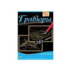Гравюра Рыжий кот Военный самолет, Спортивная машина, 2 в 1 (Г-9741) золотистая основа