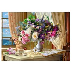 Рыжий кот Картина по номерам "Нежный натюрморт" 40х50 см (AWD010)