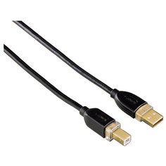 Кабель HAMA USB - USB-B (00046772) 3 м черный