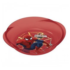 Stor Миска с ручками Человек-паук Красная паутина 15,7х18 см красный