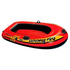 Надувная лодка Intex Explorer Pro-100 (58355) красный