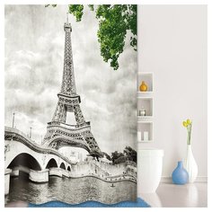 Штора для ванной IDDIS 541P18Ri11 180x200 серый