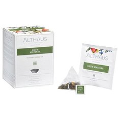 Чай зеленый Althaus Grun Matinee в пирамидках, 15 шт.