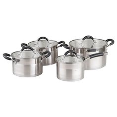 Набор посуды Pomi dOro Caro PSS-640031 8 пр. серебристый