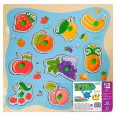 Рамка-вкладыш Kribly Boo Фрукты и ягоды (67908), 10 дет.