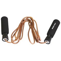 Скакалка с подшипником Original FitTools FT-JR-2750-L черный/коричневый 275 см