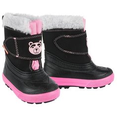 Сноубутсы Demar размер 24-25, черно-розовый