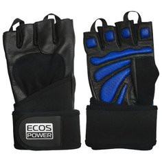 Перчатки ECOS Power 2006 черный/синий M