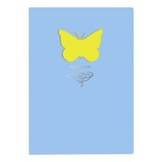 Блокнот Канц-Эксмо Paper Art. Butterfly (голубой) А6+, 80 листов (КЗБФЛ6802934)