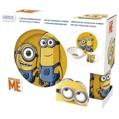Столовый сервиз Stor Миньоны 3 предмета оранжевый