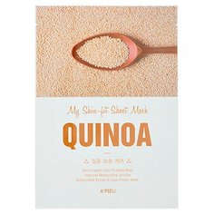 APIEU тканевая маска My Skin-Fit Sheet Mask Quinoa с экстрактом киноа, 25 г
