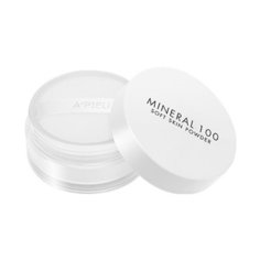 APIEU пудра рассыпчатая Mineral 100 Soft Skin Powder белая