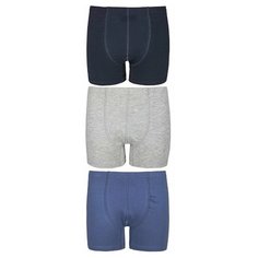 Трусы BAYKAR 3 шт., размер 158/164, серый/синий