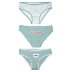 Трусики BAYKAR 3 шт., размер 158/164, белый/мятный