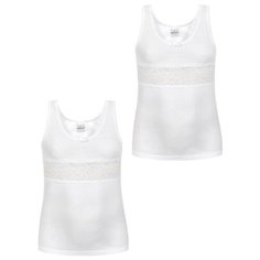 Майка BAYKAR 2 шт., размер 98/104, белый