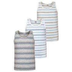 Майка BAYKAR размер 86/92, белый/серый/молочный