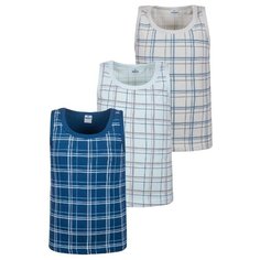 Майка BAYKAR размер 86/92, белый/бежевый/синий