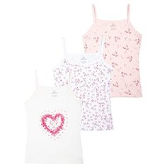 Майка BAYKAR размер 86/92, белый/розовый/молочный