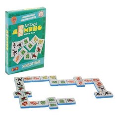 Настольная игра Ракета Домино Животные