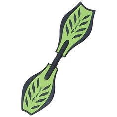 Роллерсерф Action CMW002 салатовый/черный Action!