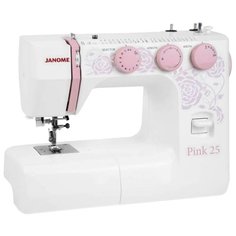 Швейная машина Janome Pink 25, белый/розовый
