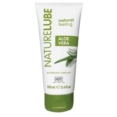 Гель-смазка HOT Лубрикант на водной основе NatureLube с алоэ вера - 100 100 мл туба