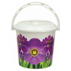Ведро Violet 0210/890 10 л. фиалка