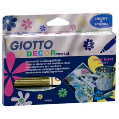 GIOTTO Набор фломастеров Decor Metal, 5 шт. (452900)