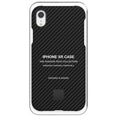 Чехол Happy Plugs 9331 для Apple iPhone Xr carbon fiber