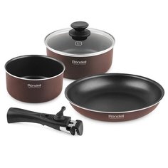 Набор посуды Rondell Kortado RDA-1012 5 пр. кофейно-коричневый