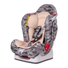 Автокресло группа 0/1/2 (до 25 кг) Liko Baby LB-510, серый/камуфляж