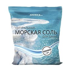 AROMASaules Натуральная морская соль для ванн Ромашка 1000 г