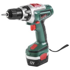 Аккумуляторная дрель-шуруповерт Hammer ACD122 15 Н·м зеленый/черный/серый