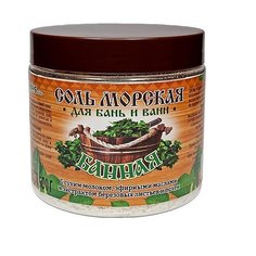 AROMASaules Соль морская для бань и ванн Банная 600 г
