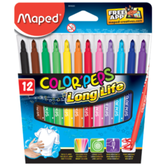 Maped Фломастеры "ColorPeps Long Life" 12 шт. (845020)
