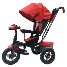 Трехколесный велосипед Moby Kids Comfort 360° 12x10 AIR красный