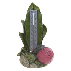 Садовая фигура ENS Божья коровка зеленый/красный ,20 см