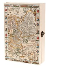 Ключница ENS Путешествие, 30х20 см бежевый